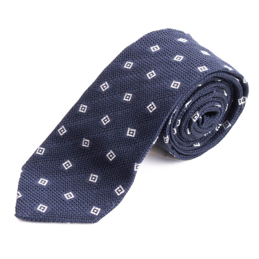 Caruso Tie Men White Smoke